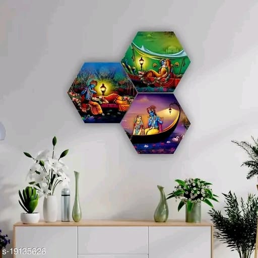 Radhakrishna wall decoration painting