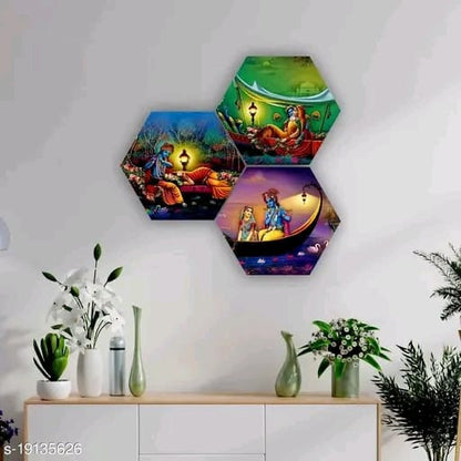 Radhakrishna wall decoration painting